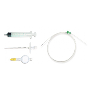 Set per anestesia peridurale con filtro piatto e siringa LR